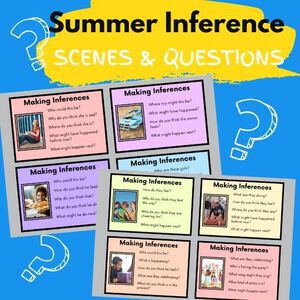 Summer Inference Scenes and Questions Interactive
