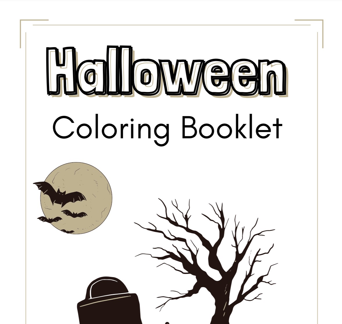 Halloween Coloring Book Printable
