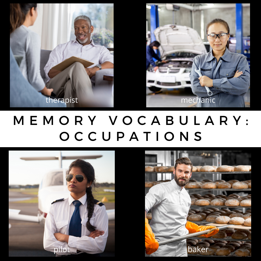 Memory Vocabulary – Occupation Interactive