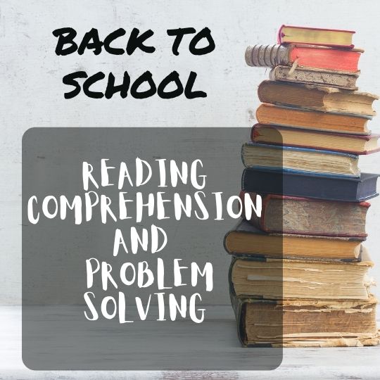 Back to School Reading Comprehension and Problem Solving