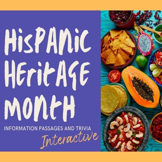 Hispanic Heritage (How Questions, Auditory Memory, Short Passage Comprehension) Freebie
