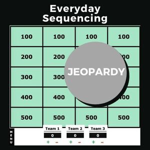 Everyday Sequencing Jeopardy