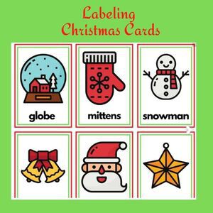 Labeling: Christmas Cards