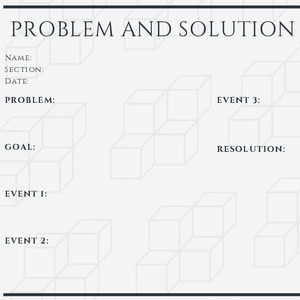 Problem Solving Outline Organizer Printable