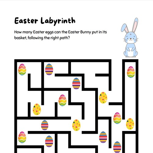 Easter 2022 Labyrinth Printable