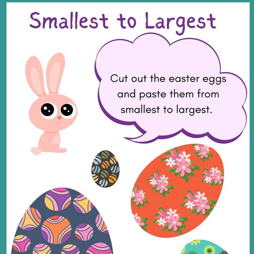 Easter Smallest to Largest Printable