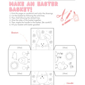 Easter Egg Crafts Printable Freebie