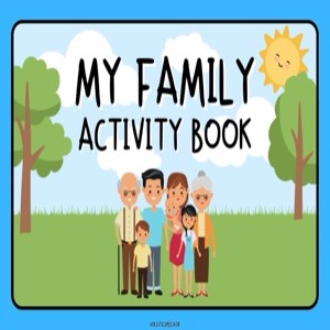 My Family Activity Book for Pre-School Printable