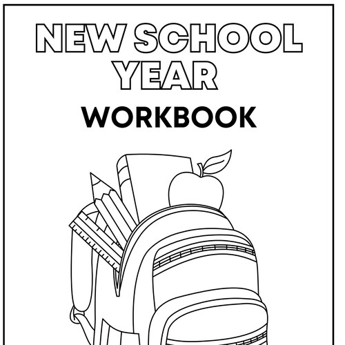 New School Year Workbook Printable Printable