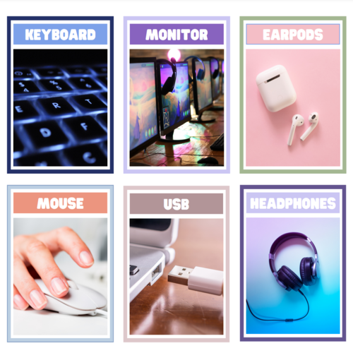 Technology Picture Flashcards Printable
